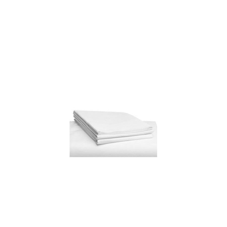Cearceaf pat cu elastic Renforce Alb 100% bumbac