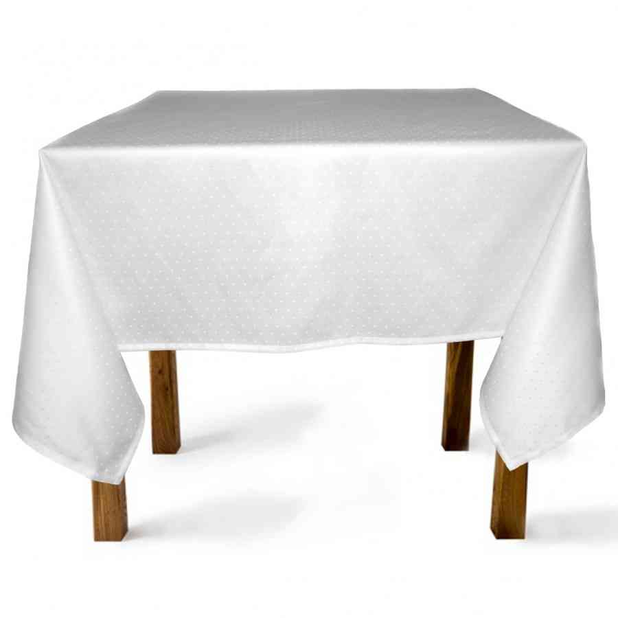 Fata masa Damasc Topo ALB 150x220cm