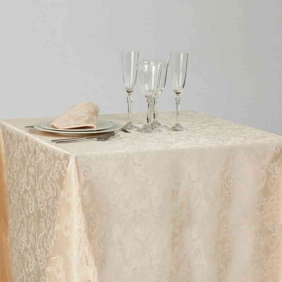 Fata masa rotunda Damasc Bolzano 310cm (diametru)