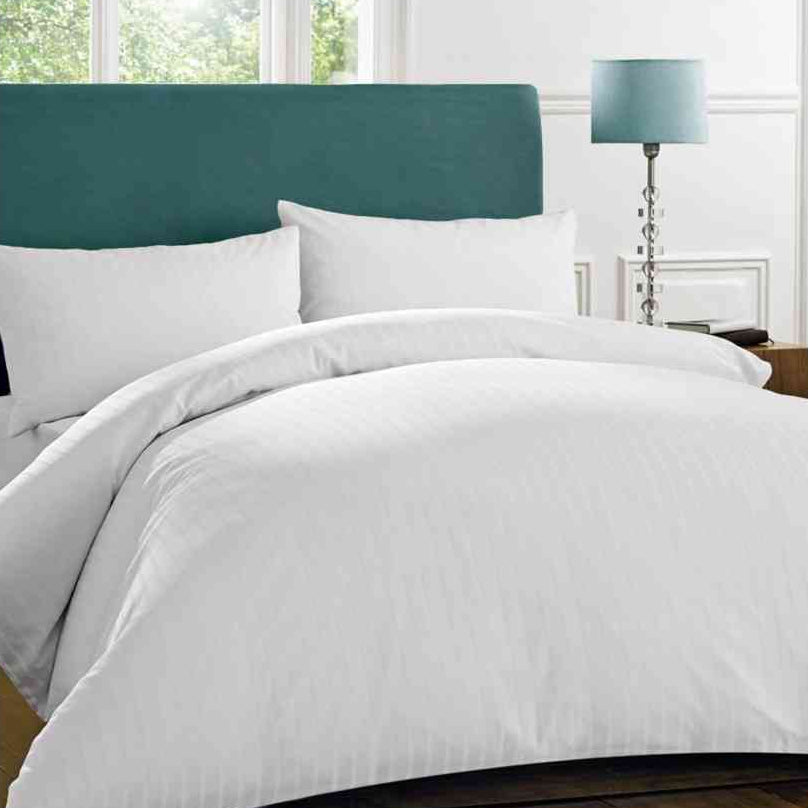 Lenjerie pat Double Satin 100% bumbac, dungi Scala