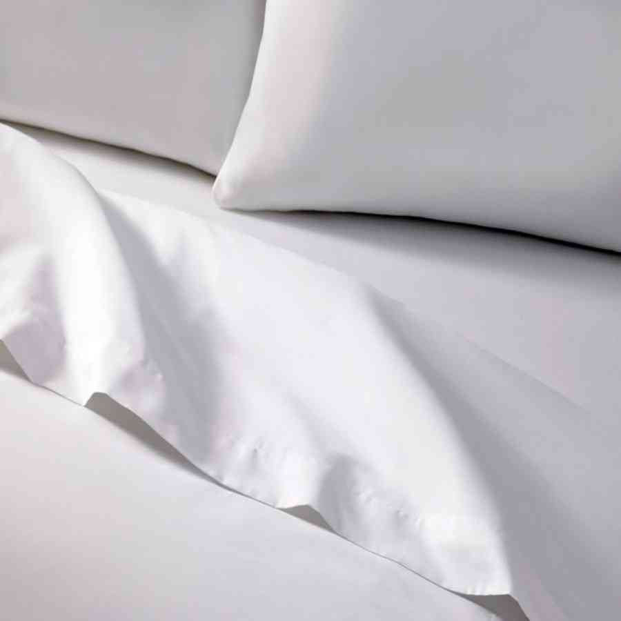 Lenjerie pat Matrimonial Satin 100%Bumbac, Plain Elina