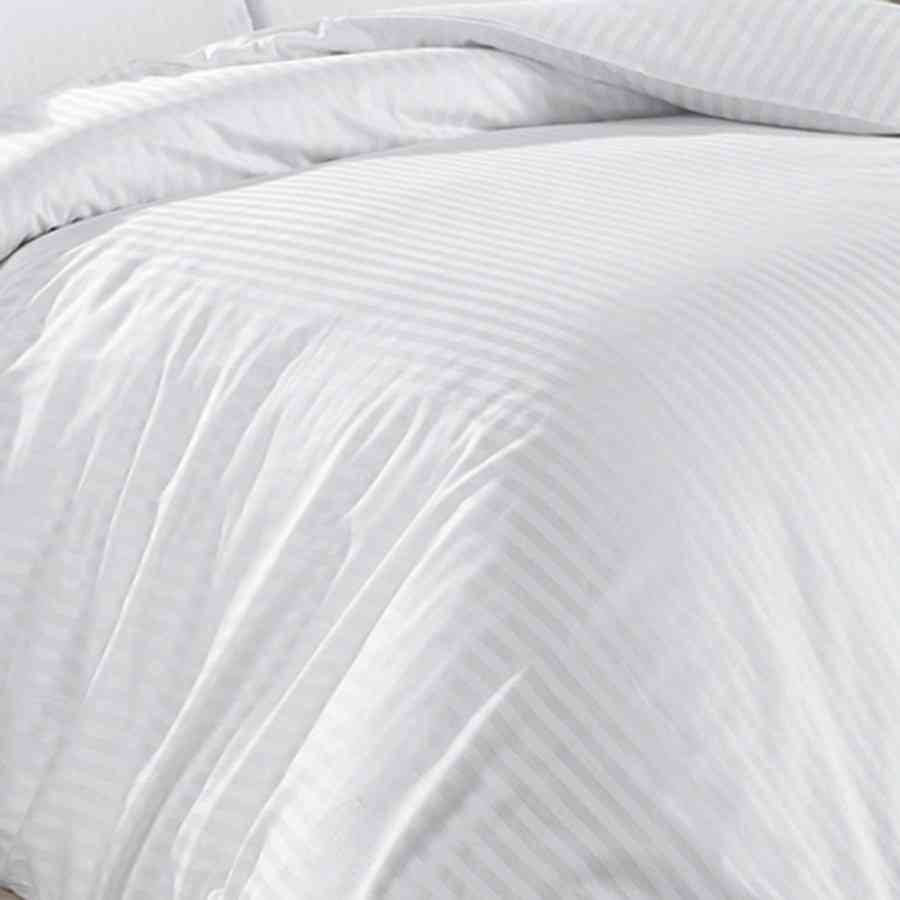 Lenjerie pat Single  Satin 100% bumbac, dungi Triana
