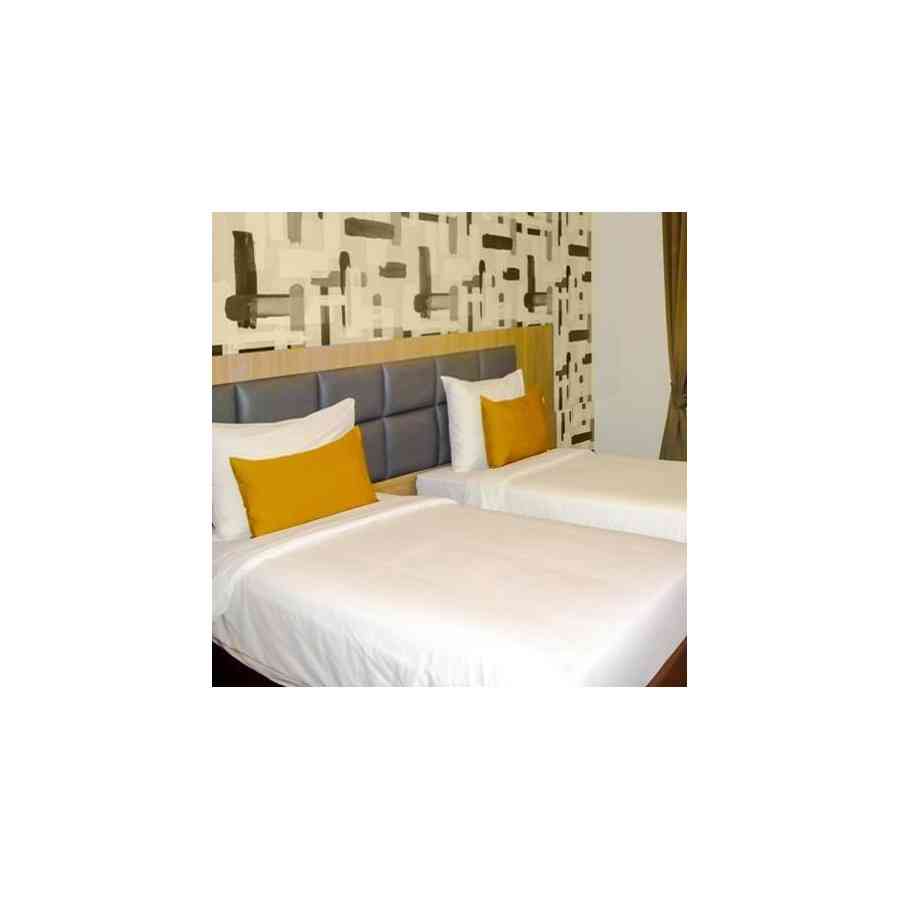 Lenjerie pat Single Satin 100% Bumbac,  Plain Dhalia