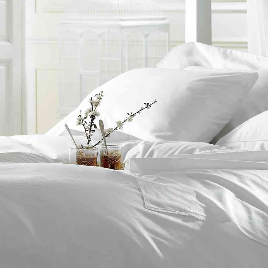 Lenjerie pat Single Satin  Policotton, Plain Roma