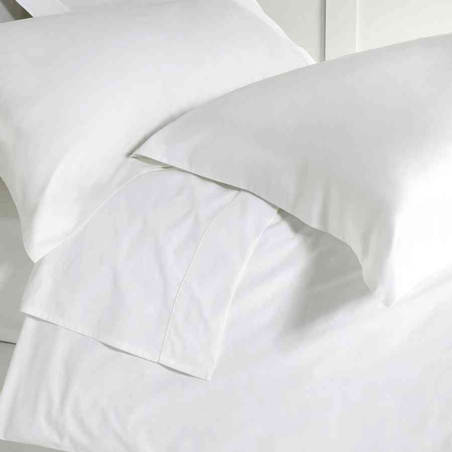 Lenjerie pat Twin (cu 2 pilote) Satin 100% bumbac, Plain Dhalia