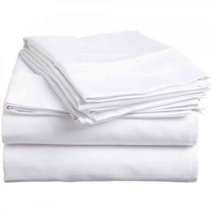 Lenjerie pat TWIN (cu 2 pilote) Satin 100% bumbac, Plain Elina