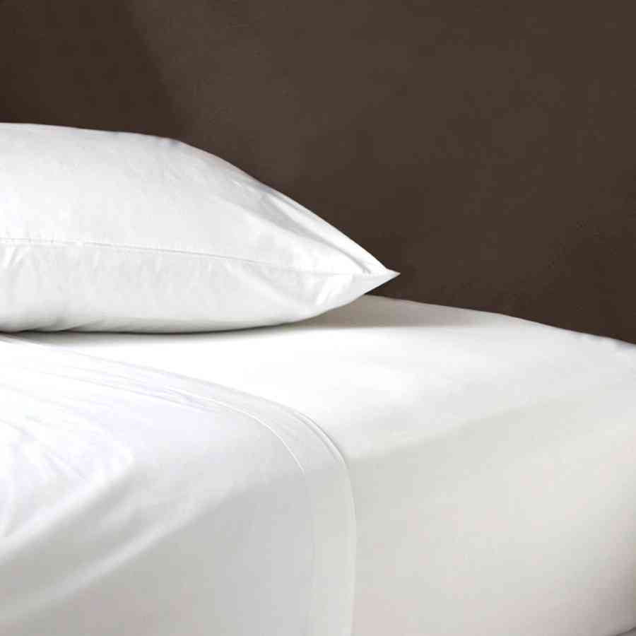 Lenjerie pat TWIN (cu 2 pilote) Satin Policotton, , Plain Roma