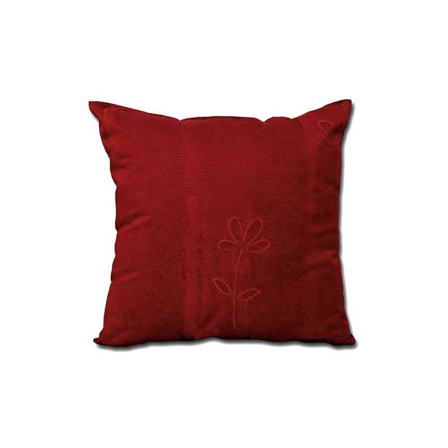 Perna decorativa Jaquard Model Floare grena