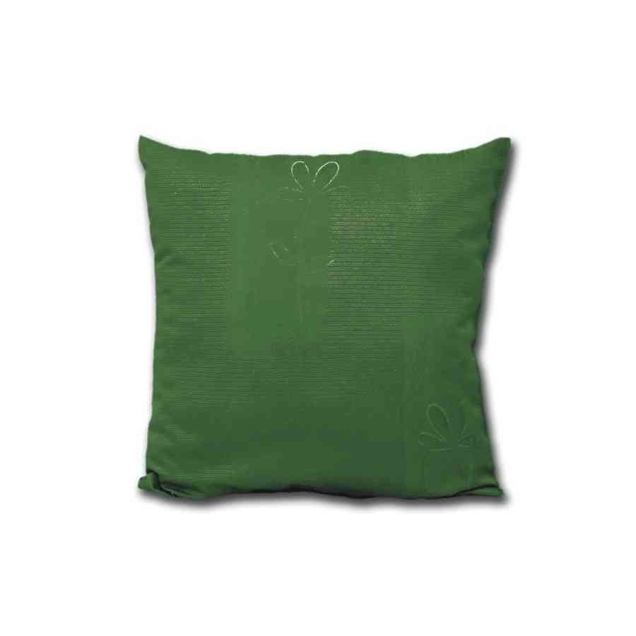 Perna decorativa Jaquard Model Floare verde