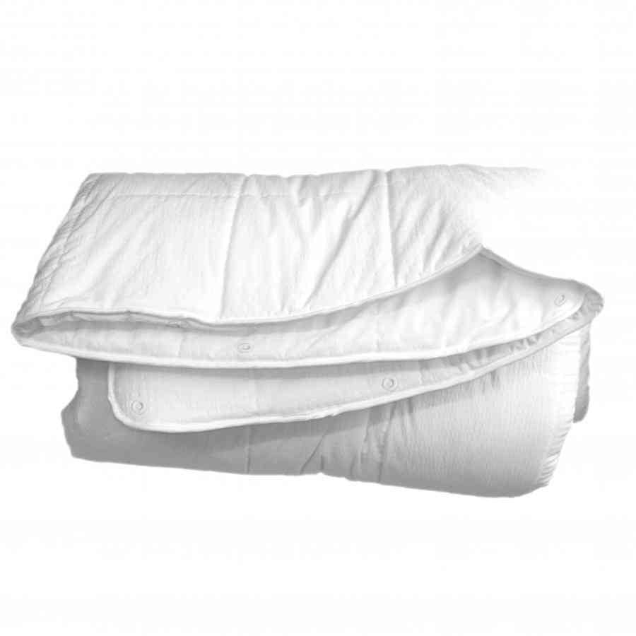 Pilota matlasata 4 ANOTIMPURI Creponat 100%bumbac alb 180X210CM