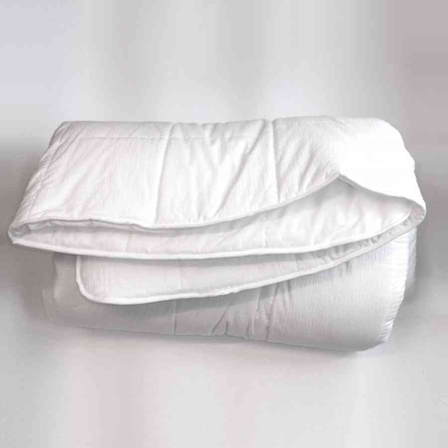 Pilota matlasata Toamna-Iarna Creponat 100%bumbac alb 150X210CM