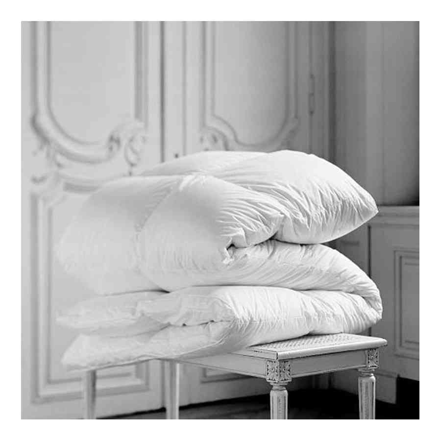 Pilota matlasata Toamna- Iarna Renforce bumbac alb 200X220CM