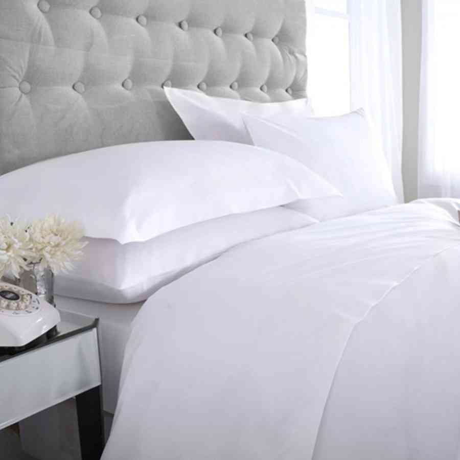 Set 2 fete de perna Cotton Hardy Alb 70x70 cm