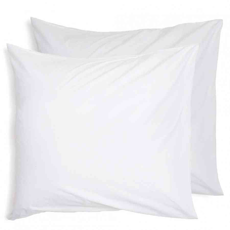 Set 2 fete de perna Cotton Hardy Alb 70x70 cm